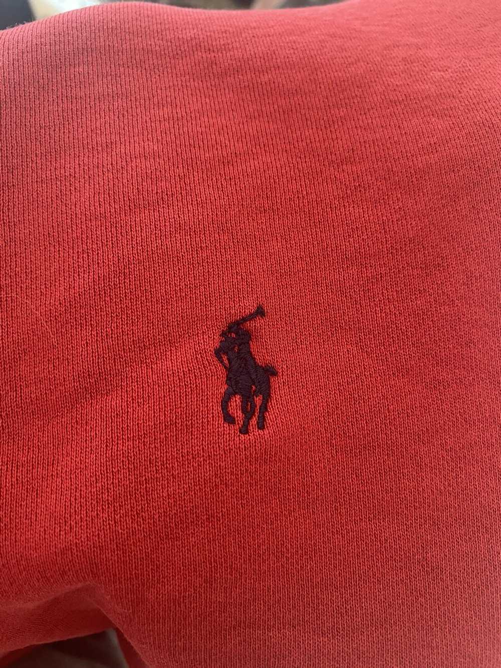 Polo Ralph Lauren × Vintage Red polo sweatshirt - image 8