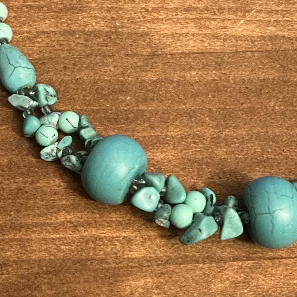 Chicos Chico’s turquoise necklace - image 4