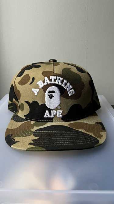 期間限定お試し価格 希少 A BATHING APE 1ST CAMO SNAP BACK CAP - 帽子