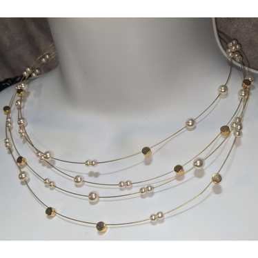 Other Nolan Miller Gold Pearl Celestial Necklace - image 1