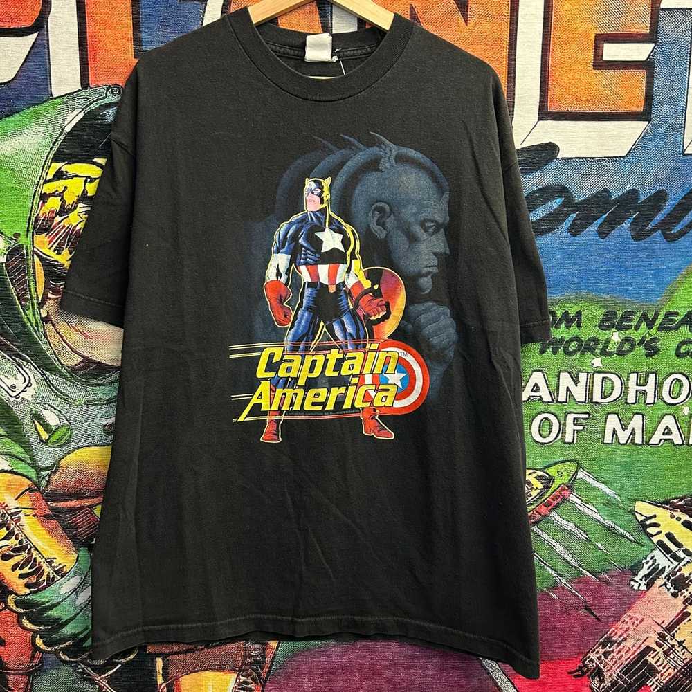 Marvel Comics × Vintage Y2K Captain America Marve… - image 1