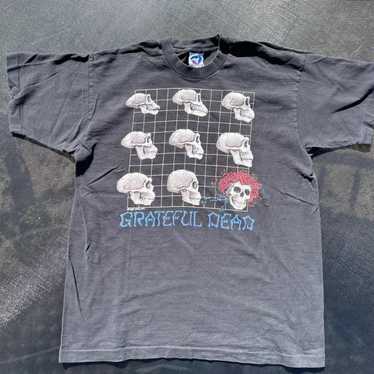 Grateful Dead - Greg Genrich “ Parachuting Bears 1993 “ Original Vintage  Rock Tie Dye “ Songs Fill The Air “T-Shirt by Liquid Blue Made in USA