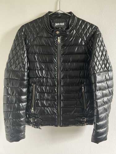 Just Cavalli Puffer Biker Jacket