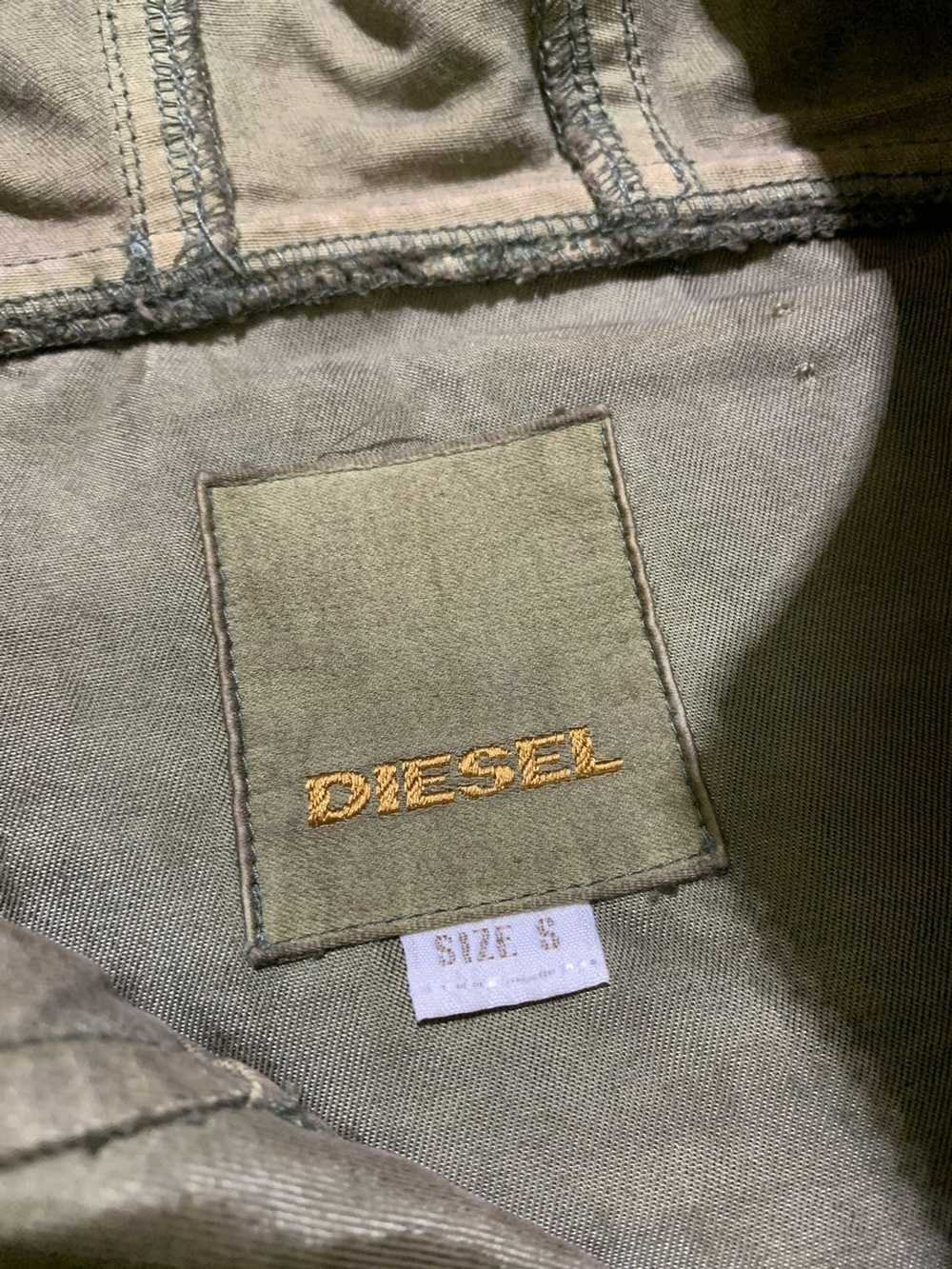 Diesel × Waxed Sun faded Diesel multipocket milit… - image 12