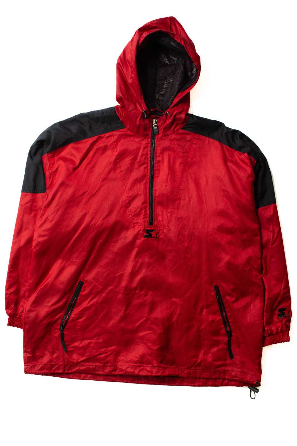 Vintage Red Starter Pullover Jacket (1990s) - image 3