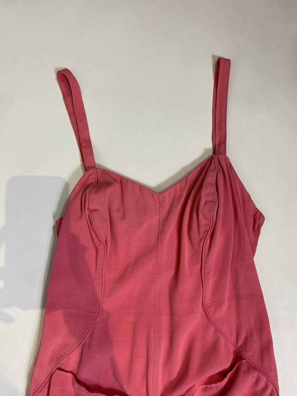 1950s Catalina Pink Ruched Hip Swimsuit - Gem