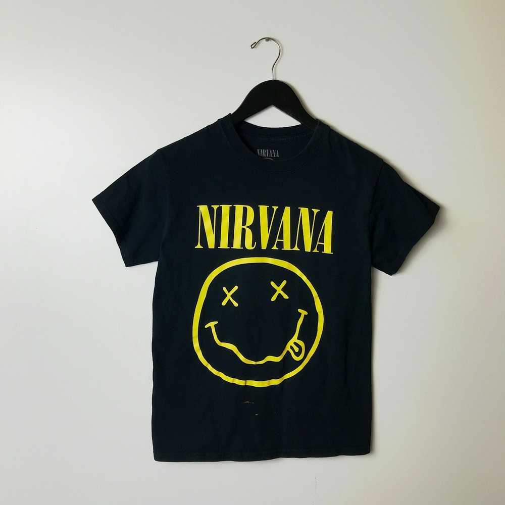 Nirvana × Rock T Shirt × Streetwear Nirvana T Shi… - image 8