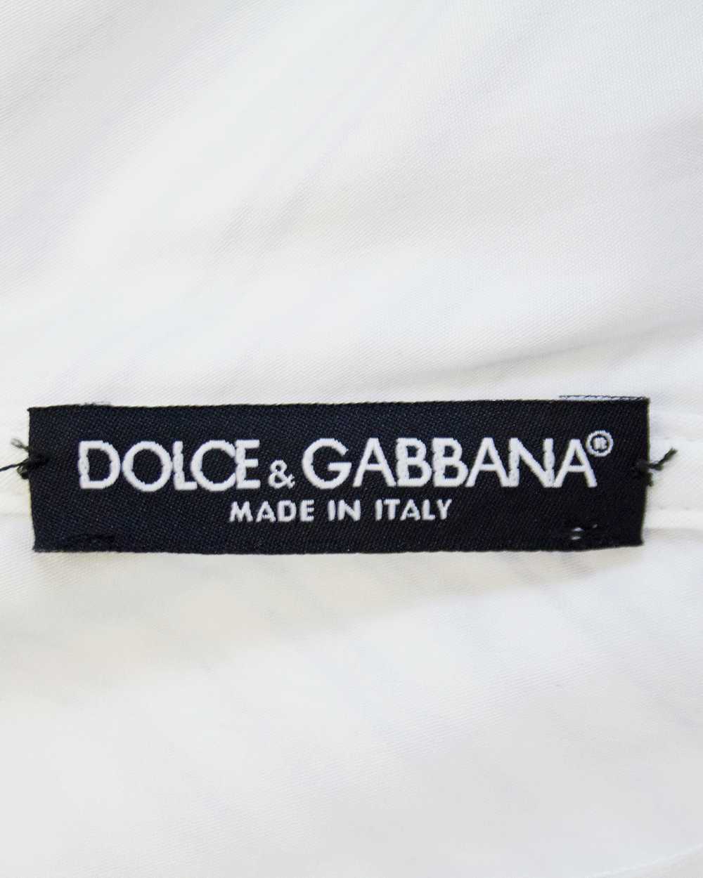 Dolce & Gabbana Blue and White Chevron Striped Co… - image 6
