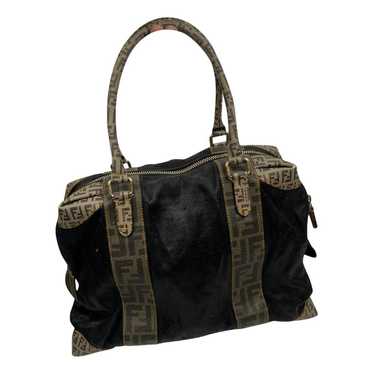 Fendi Forever Bauletto cloth handbag - image 1