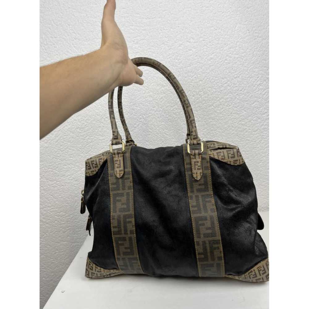 Fendi Forever Bauletto cloth handbag - image 2