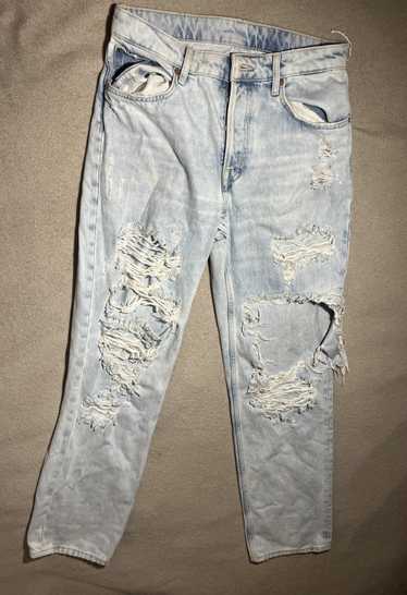 Denim & Co. Boyfriend's Denim Female Ripped Jeans