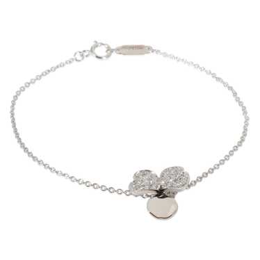 TIFFANY & CO. Paper Flowers Diamond Bracelet in 9… - image 1