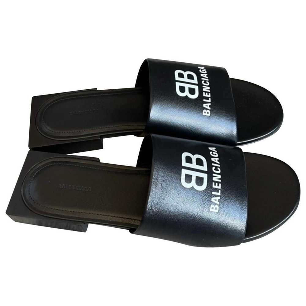 Balenciaga Leather sandal - image 1