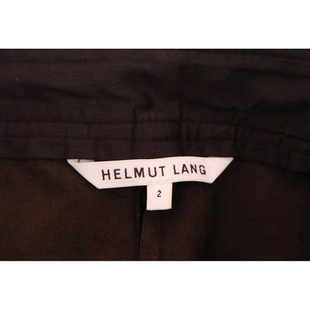 Helmut Lang Leather straight pants - image 3