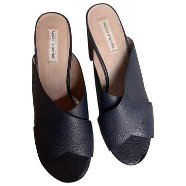 Saks Fifth Avenue Collection Leather mules - image 1