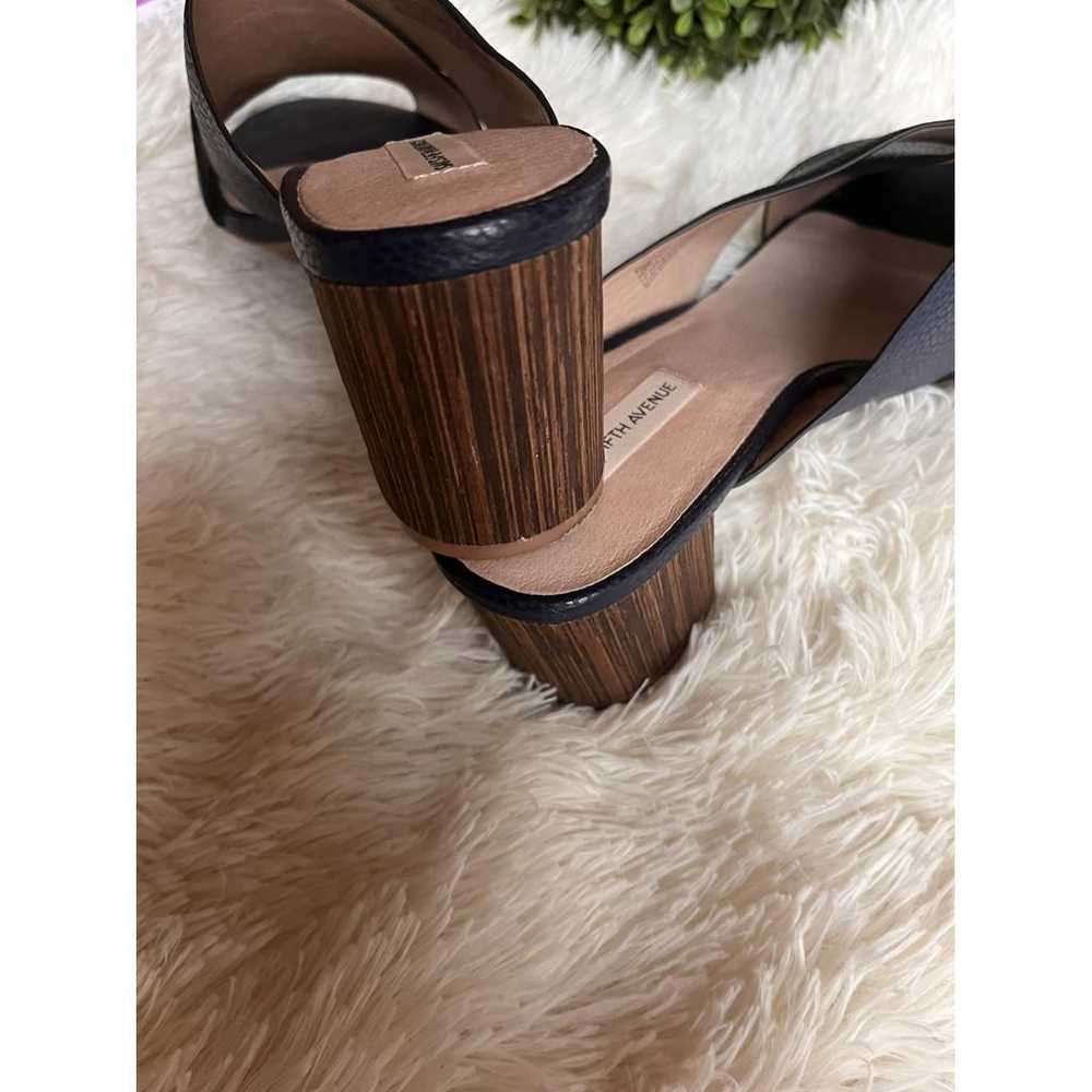 Saks Fifth Avenue Collection Leather mules - image 3