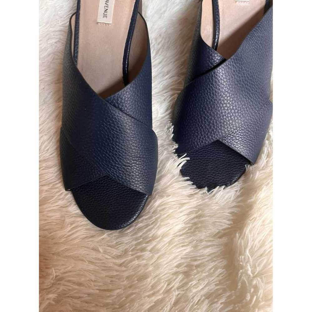 Saks Fifth Avenue Collection Leather mules - image 4