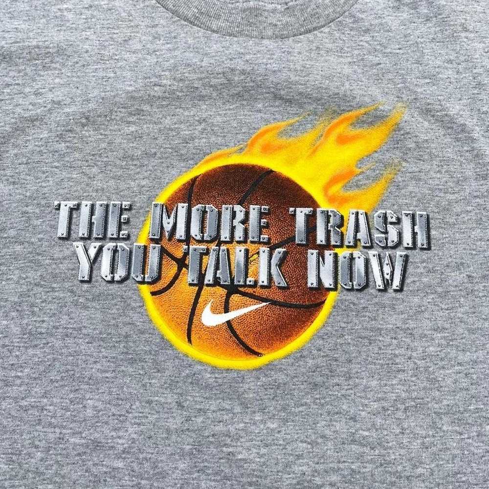 Nike Vintage Trash Talk Nike Basketball T-Shirt - image 3