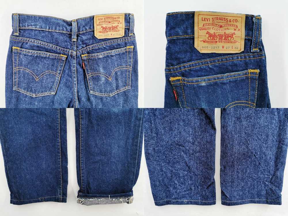 Distressed Denim × Levi's × Vintage Levis Lot 605… - image 7