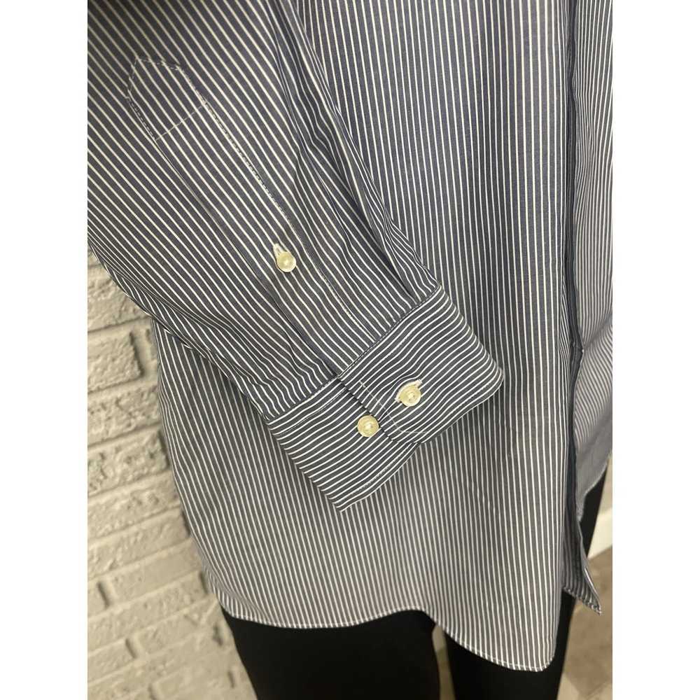 Other Stafford Easy Care Striped Button Down Long… - image 6