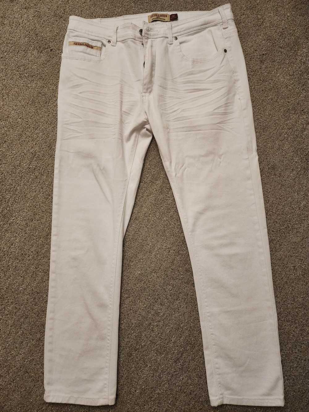 Other HUDSON AND BARROW skinny white jeans - image 4