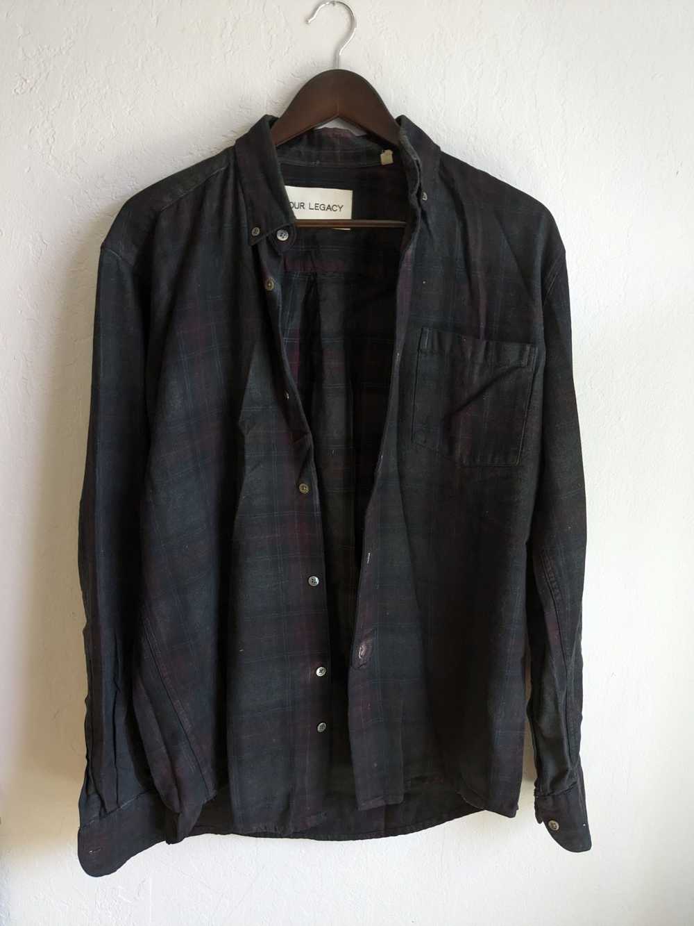 Our Legacy Over-dye Flannel (sz 48) - image 1