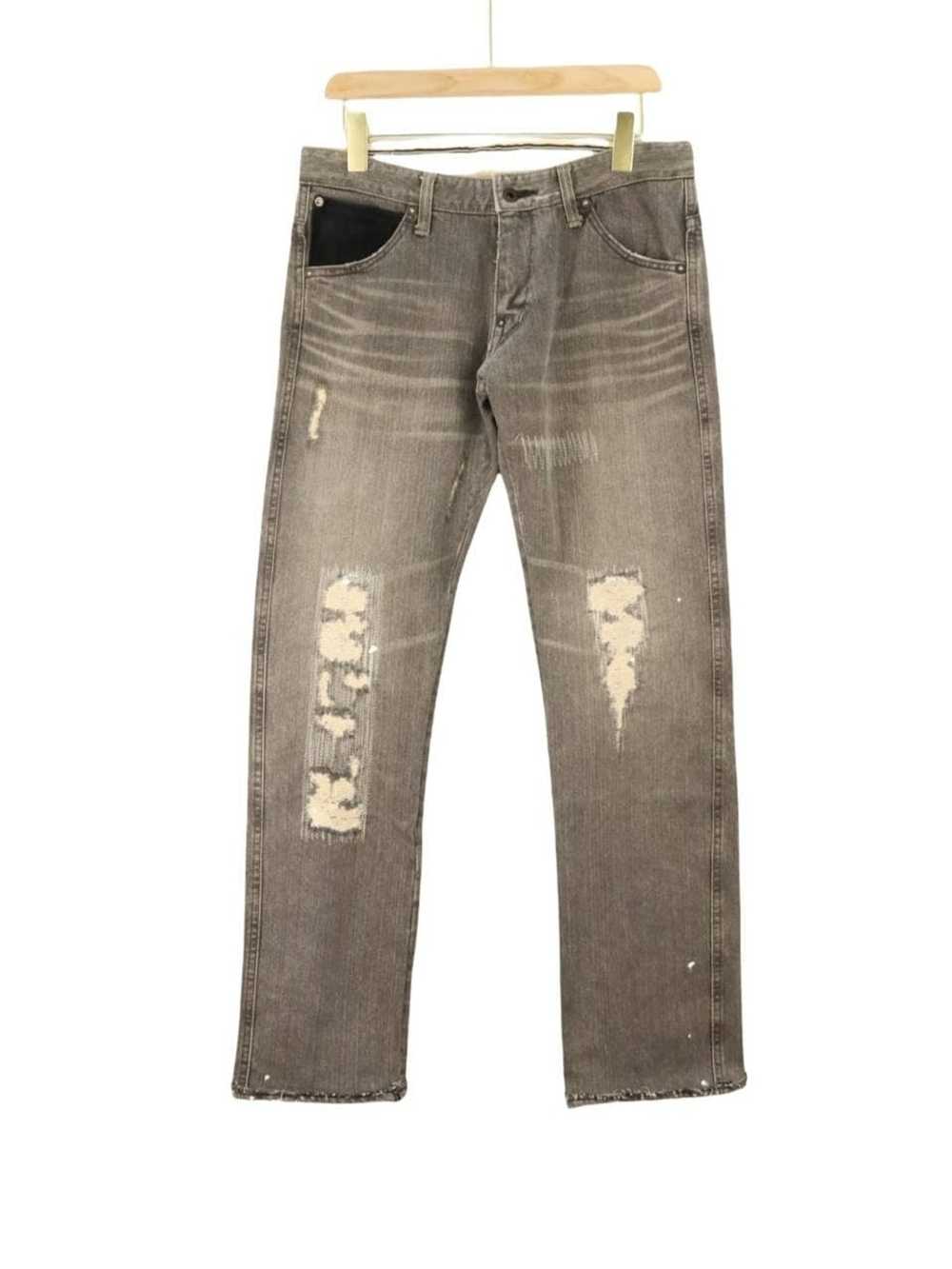 Factotum Factotum Distressed Rugged Riri Zipper P… - image 3