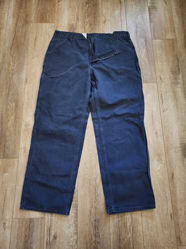 パンツ Carhartt B11 Washed Duck Work Pants NAVY Carhartt B11 Washed Duck Work Pants - Midnight | Full Source