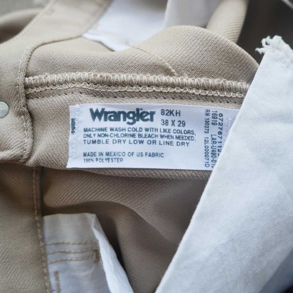 Wrangler 1990s Vintage Khaki Wrangler Rancher Pan… - image 3