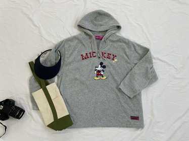 Disney Vintage Disney Mickey Fleece (M, Grey) - image 1