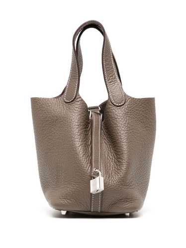 Hermès Picotin Lock Chai Clemence 18 Gold Hardware, 2023 (Like New), Brown Womens Handbag