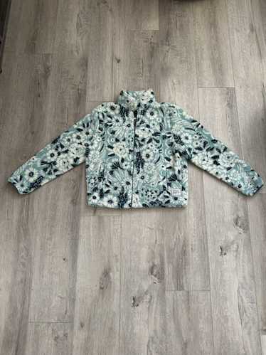 Rvca Rvca Groove floral fleece jacket