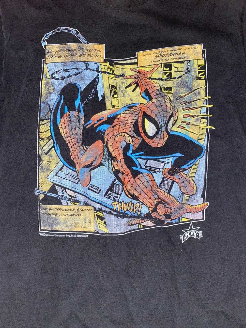 Vintage 1993 spiderman marvel comics shirt vintage - image 2