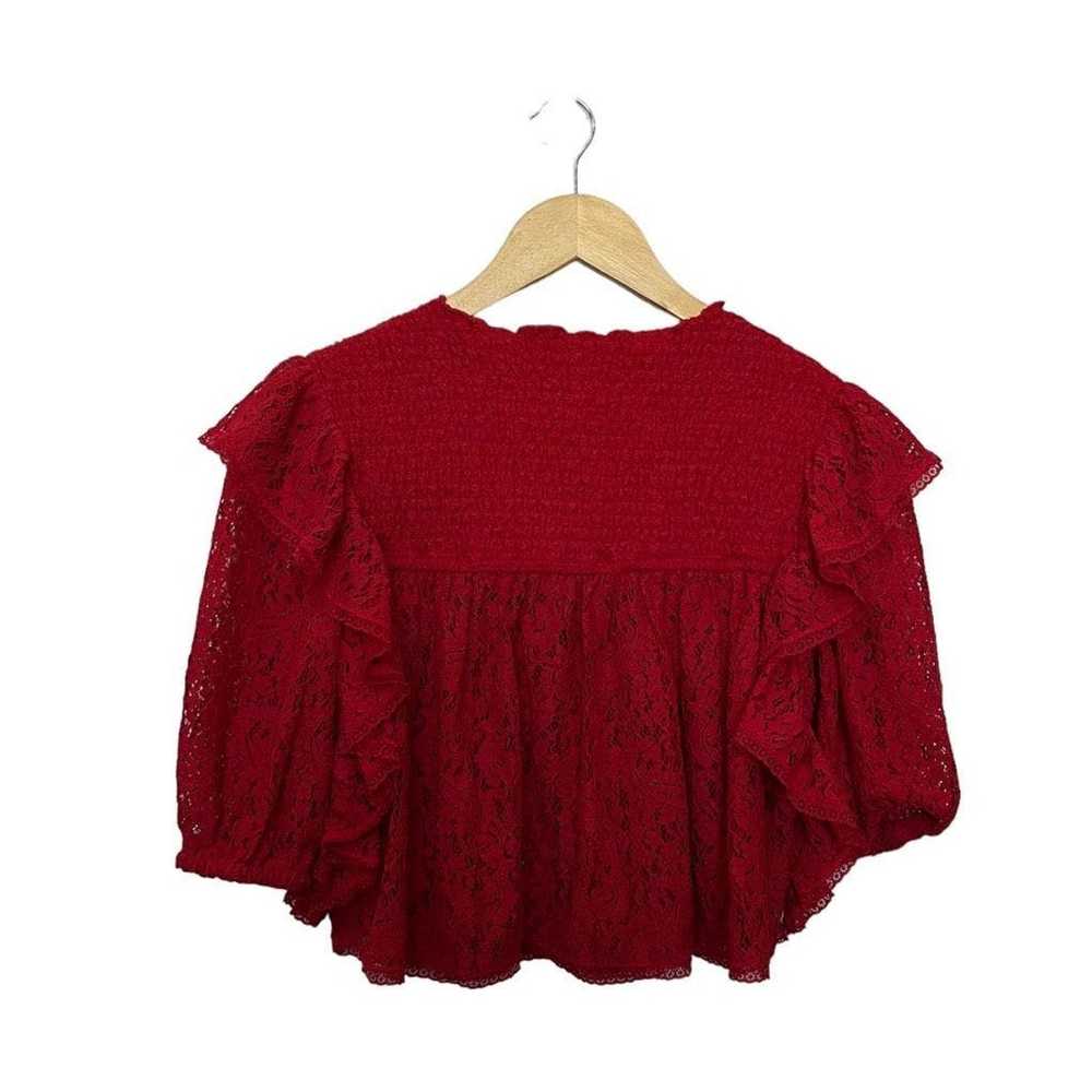 Other Tularosa Ashley Lace Top in Cherry Red - image 3
