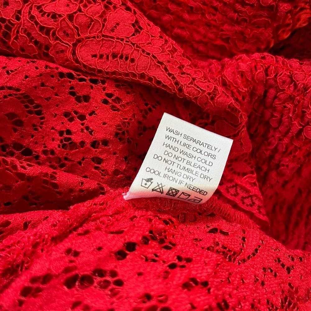 Other Tularosa Ashley Lace Top in Cherry Red - image 6