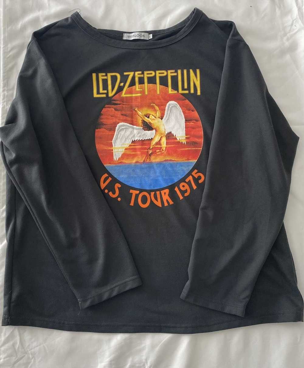 Vintage Led Zeppelin US Tour 1975 Shirt - image 1