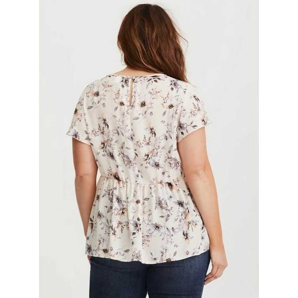 Other Torrid 1X Floral Short Sleeve Georgette Lat… - image 10