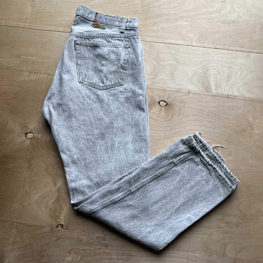 Levi's × Vintage Vintage Levis 501 Jeans 38 Gray … - image 11