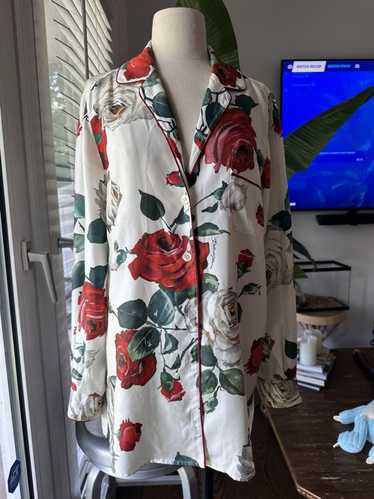 Dolce & Gabbana Poppy print shirt