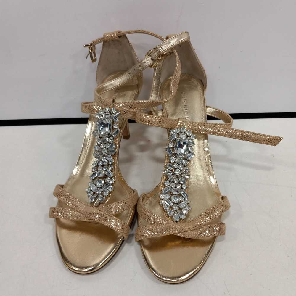 Other Antonio Melani Women's Gold Tone Heels Size… - image 2