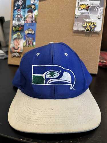 Vintage 90s Seattle Seahawks Embroidered NFL Strapback Hat 