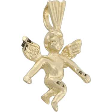 Pendant Only 14k Yellow Gold Angel Pendant