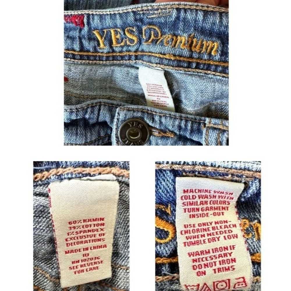 Streetwear × Vintage VTG 90's Yes Brand Jeans Gir… - image 11