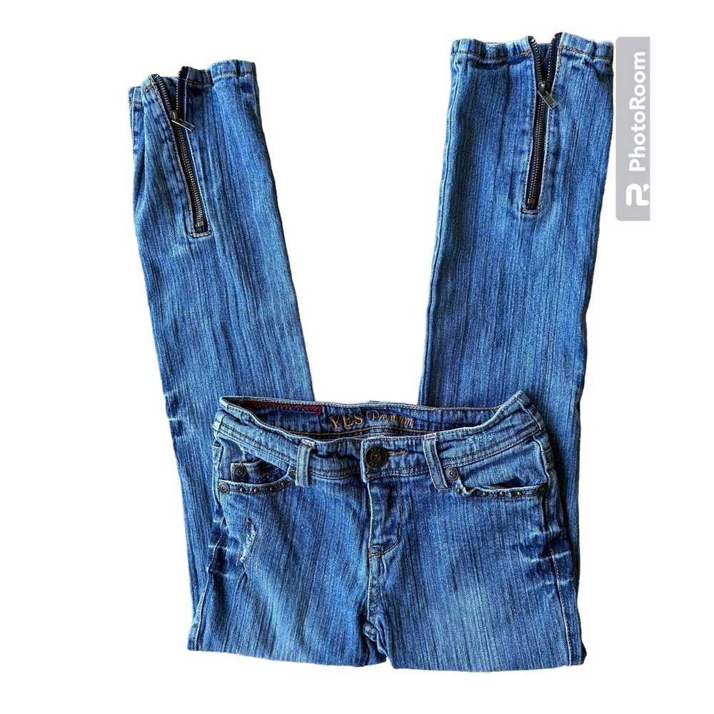 Streetwear × Vintage VTG 90's Yes Brand Jeans Gir… - image 2