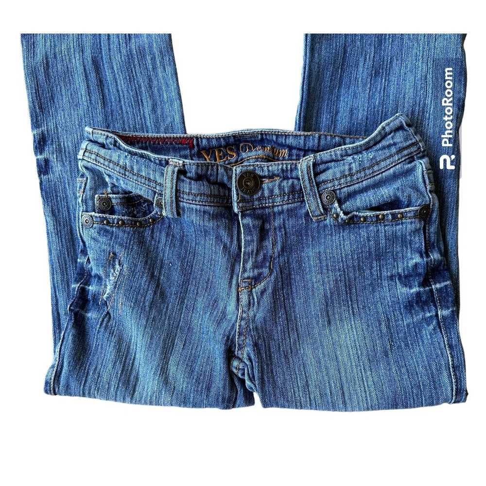 Streetwear × Vintage VTG 90's Yes Brand Jeans Gir… - image 6