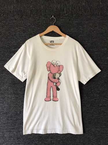 Kaws × Vintage Uniqlo Kaws Pink Figure T-shirts