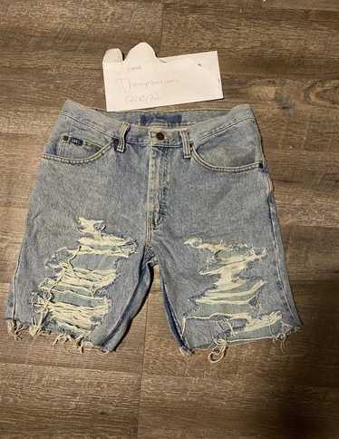 Vale *OFFER ME* distressed shorts