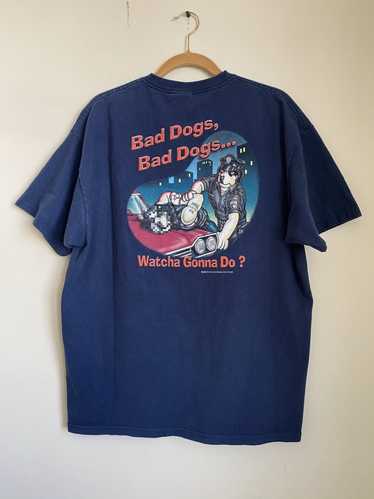 VINTAGE BIG DOGS Bad Dog T SHIRT XL - Gem