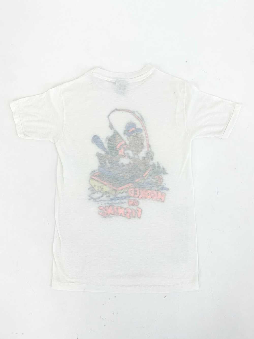 'Hooked On Fishing' Novelty Tee - image 2