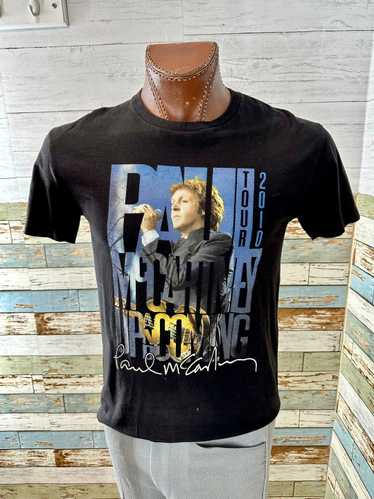 00’s Black Paul Mac Carney Concert T-Shirt - image 1